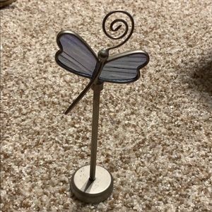 Butterfly / dragonfly Picture or card holder